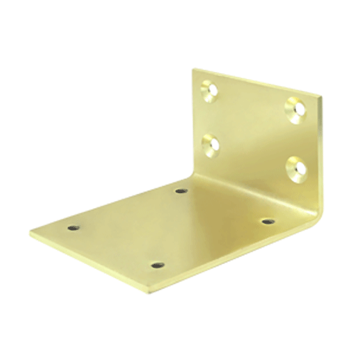 DELTANA Solid Brass Jamb Bracket (Polished Brass Finish)