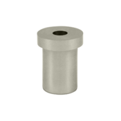 DELTANA 1 1/4 x 3/4 Inch Solid Brass Pivot Base (Brushed Nickel Finish)