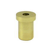 DELTANA 1 1/4 x 3/4 Inch Solid Brass Pivot Base (Polished Brass Finish)